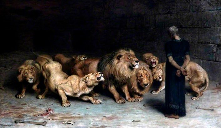 História de Daniel na Cova dos Leões