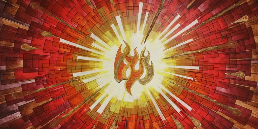 fogo é um simbolo do espirito santo