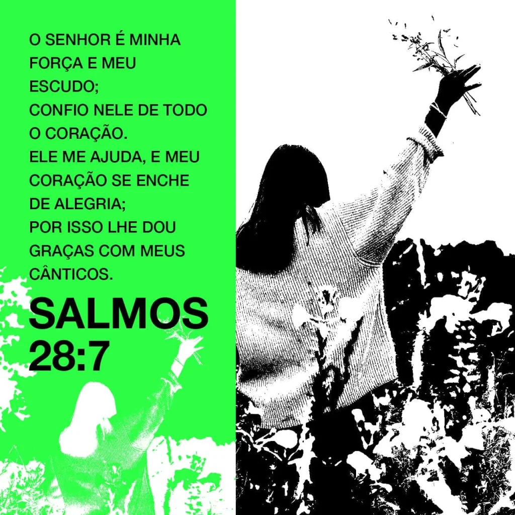 salmos 28: 7 nos lembra que nossa fé e motivação não deve se basear em circunstâncias externas