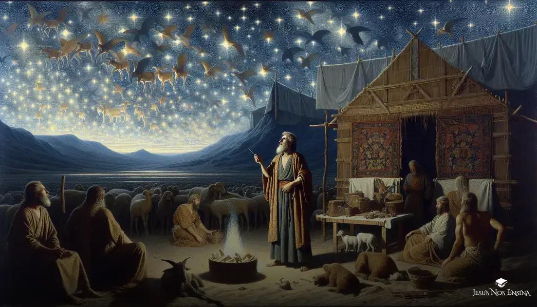 Explicação Dos Versículos 1 A 6: Estrelas Na Escuridão: A Promessa E A Fé De Abraão