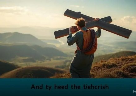 Esboço de Pregação sobre Carregar a Cruz e Seguir a Jesus