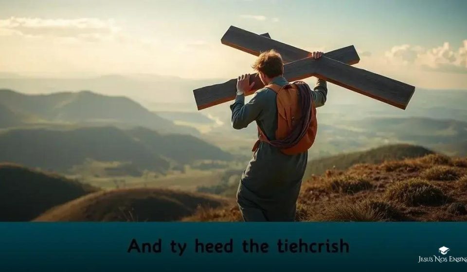 Esboço de Pregação sobre Carregar a Cruz e Seguir a Jesus