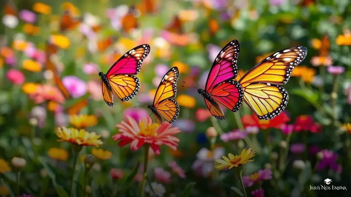 Significados de sonhar com borboleta colorida