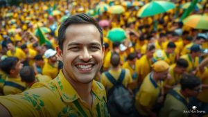 A Avenida Paulista e o apoio ao ex-presidente Bolsonaro em ato pela anistia
