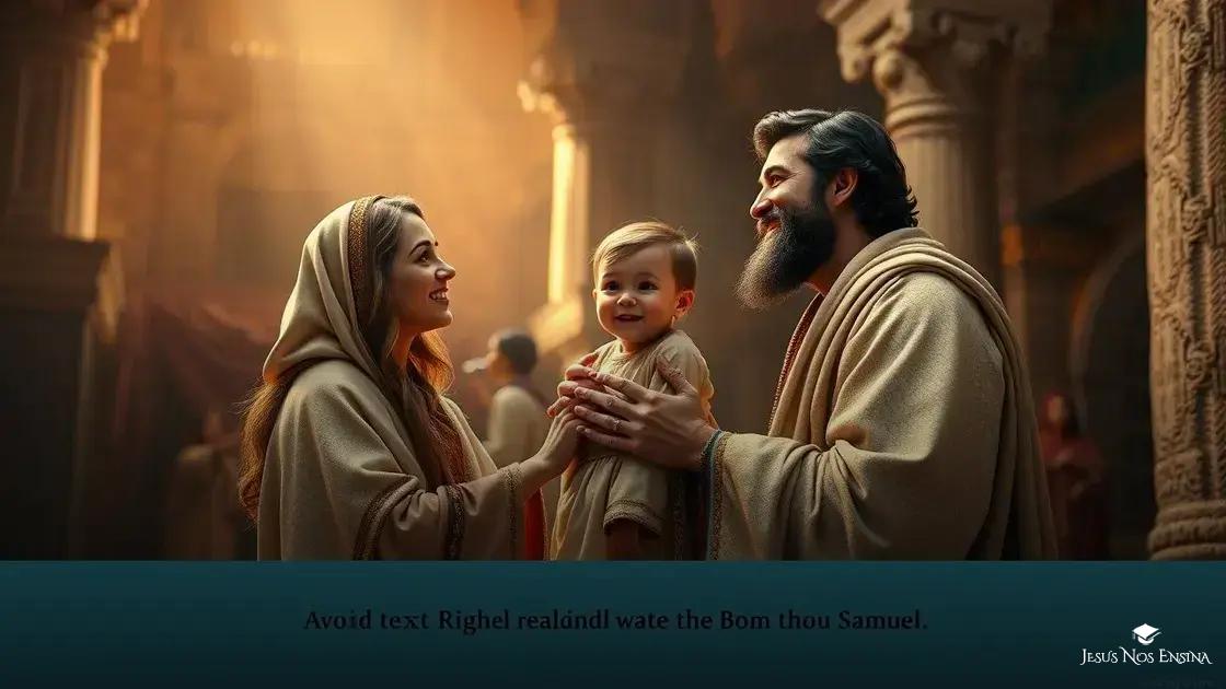 O exemplo bíblico de Ana e Samuel O exemplo bíblico de Ana e Samuel