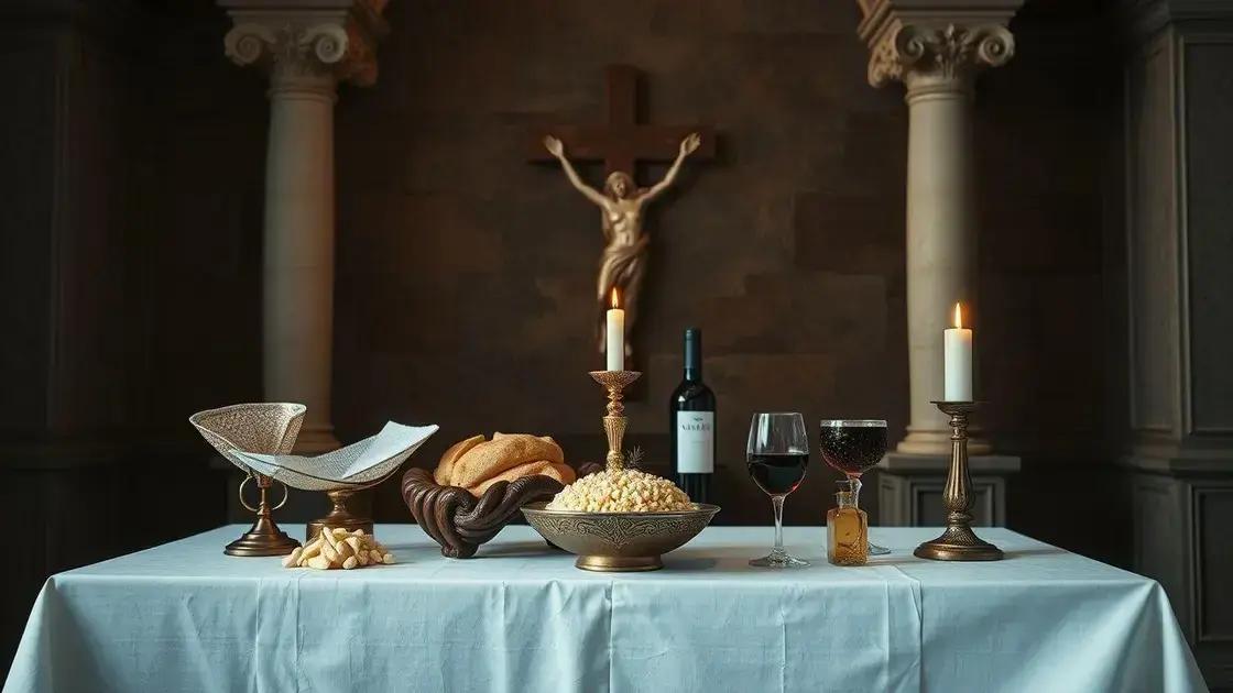 A Instituição da Eucaristia