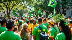 Tumulto entre pastores marca vigília em apoio a Jair Bolsonaro