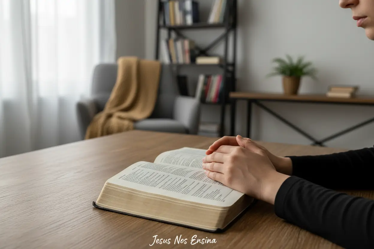 Bíblia: Fonte do Propósito de Deus Jovem lendo a Bíblia, buscando o propósito de Deus para jovens.