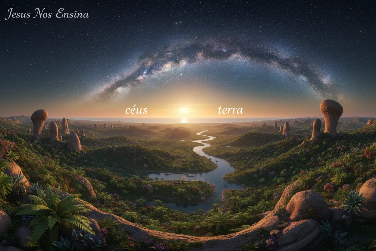 Céus e Terra: A Totalidade da Criação Gênesis 1:1 explicação da criação dos céus e da terra