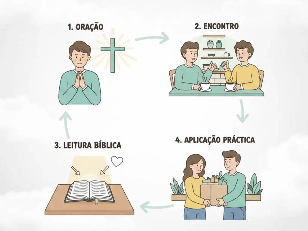 Passos práticos de como fazer discipulado cristão