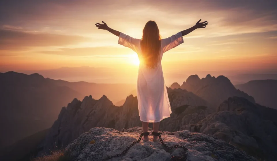 Graça que Liberta: Entenda Como o Favor Imerecido de Deus Transforma Sua Vida Pessoa liberta pela graça de Deus