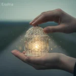 Fazer Discípulos: O Chamado Essencial de Jesus para Você Imagem de mãos segurando uma prisão sutil, representando o orgulho espiritual como prisão invisível.