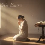 Caráter Antes do Ministério: A Formação do Líder Espiritual Pessoa orando com Bíblia aberta, buscando discernimento