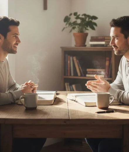 Quem pode ser um discipulador segundo a Bíblia? Cristãos estudando a Bíblia em um momento de discipulado