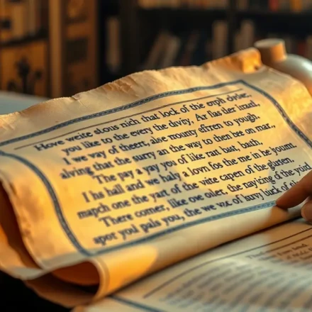 Pergaminho antigo com texto bíblico, simbolizando a certeza das promessas de Deus.