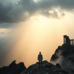 Deus descendo sobre montanha, Miqueias 1:3