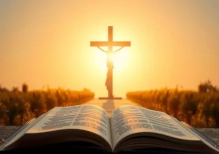 A Soberania Absoluta de Cristo: O Significado de Hebreus 1:3 Luz divina e cruz simbolizando a glória de Cristo em Hebreus 1:3