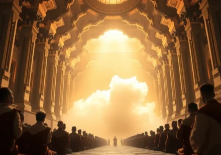 Nuvem de glória no templo