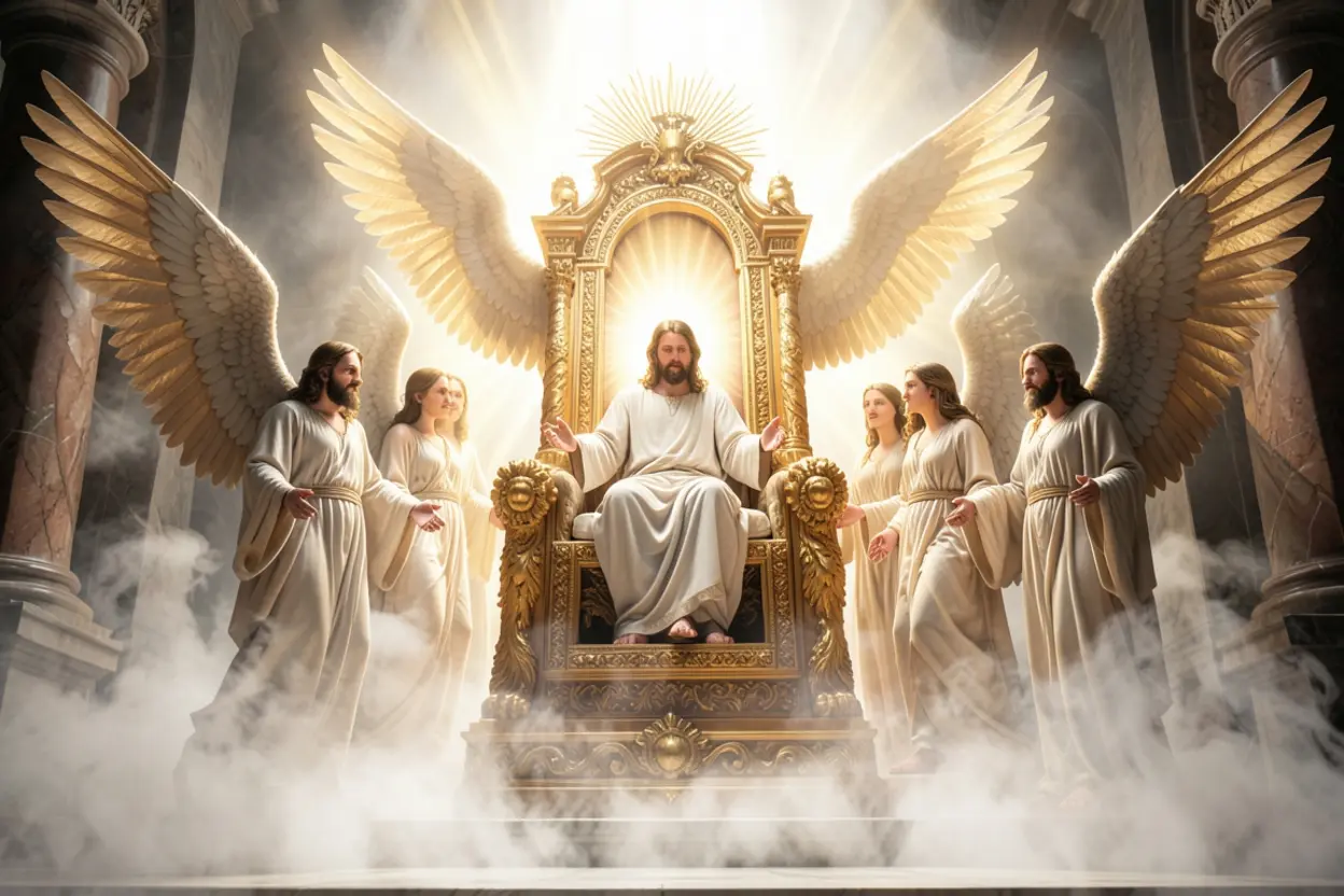 A Santidade Divina no Trono A santidade e majestade do trono de Deus em Isaías 6.