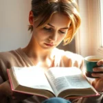 O Peso da Responsabilidade Espiritual: Liderança com Impacto Eterno Pessoa em oração com a Bíblia aberta, fortalecendo a amizade com Deus.