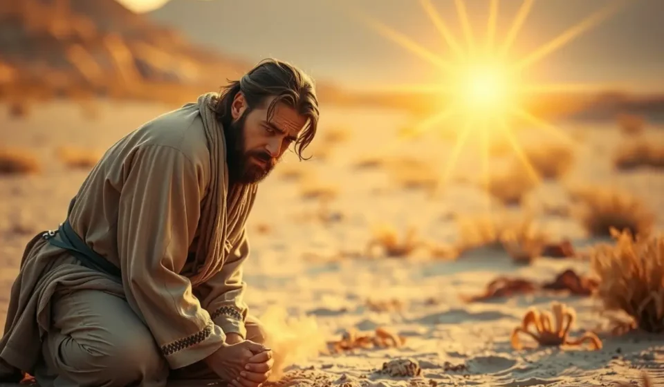 Homem israelita arrependido diante da presença divina, Juízes 2.