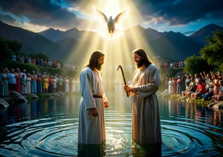 Batismo de Jesus Cristo no rio Jordão