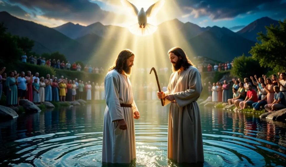 Batismo de Jesus Cristo no rio Jordão