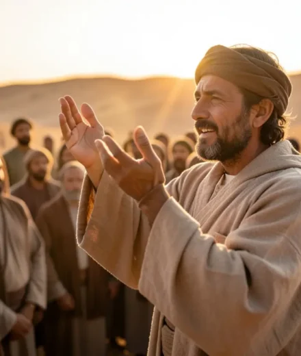 Sacerdote abençoando, Números 6:24-26