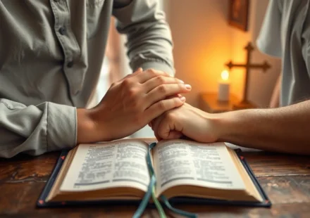 Casamento Centrado em Cristo: Edifique um Lar Inabalável na Rocha Eterna Casamento centrado em Cristo, casal lendo a Bíblia