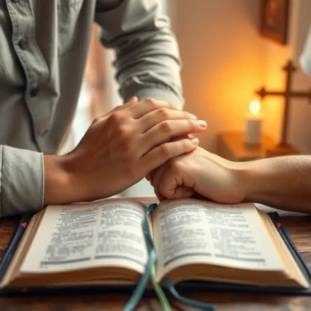 Casamento Centrado em Cristo: Edifique um Lar Inabalável na Rocha Eterna Casamento centrado em Cristo, casal lendo a Bíblia