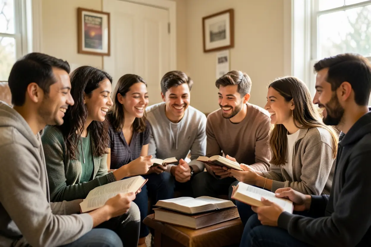 Grupo de estudo bíblico para novos convertidos