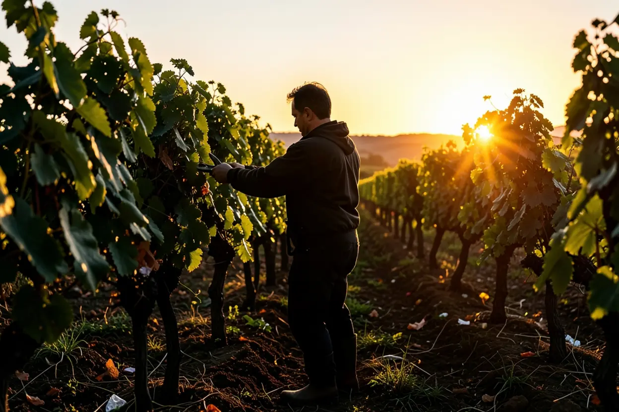 Homem cuidando da vinha, Cantares 2:15 explicação