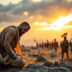 Guerreiro israelita orando diante de desafios