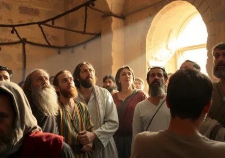 A Promessa do Pai: Entendendo Atos 1:4 e a Espera Essencial Discípulos aguardando a promessa do Pai