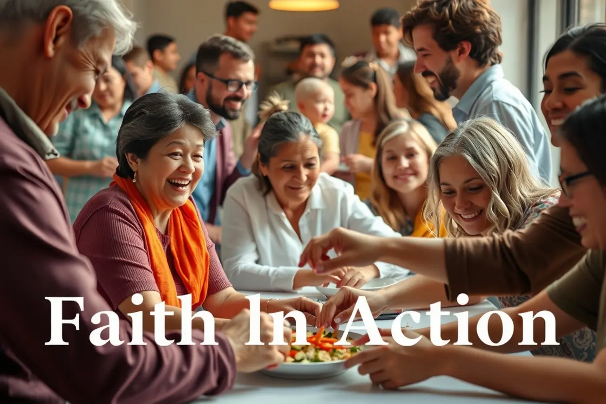 Comunidade cristã vivendo o significado de Mateus 1:23 o que é Emanuel