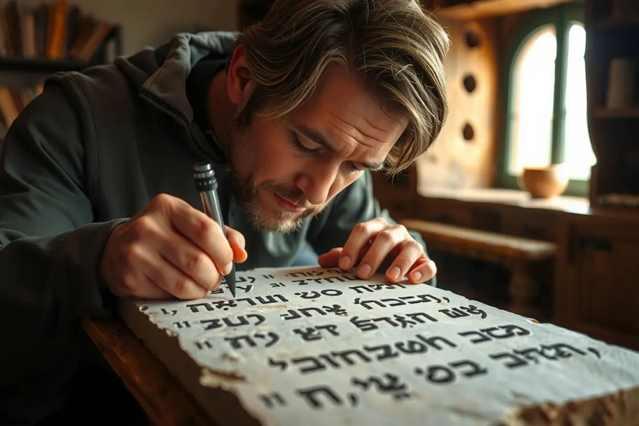 Habacuque 2:2 significado em uma tábua de pedra.