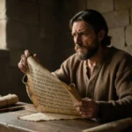 Decreto de Ciro em Esdras 1: O Contexto Histórico e o Plano de Deus Esdras, escriba e sacerdote, com rolo da Torá, simbolizando o significado de seu nome e missão.