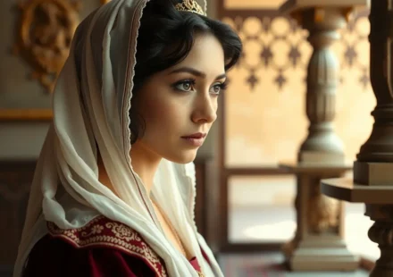 Ester 4:14: Entenda o Significado e Seu Chamado para os Dias Atuais Mulher em trajes persas refletindo sobre seu chamado.