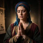 Pastores Segundo o Coração de Deus: Uma Exegese de Jeremias 3:15 Mulher orando em um cenário antigo, simbolizando o jejum de Ester.