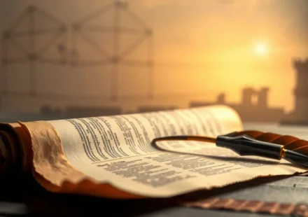 A Ordem Divina em Tito 1:5: Liderança e Estrutura Eclesiástica Estudo bíblico sobre Tito 1:5, com pergaminho e pena.