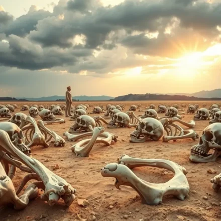 Ezequiel 37:1-10 – A Profunda Revelação do Vale de Ossos Secos Vale de ossos secos em Ezequiel 37