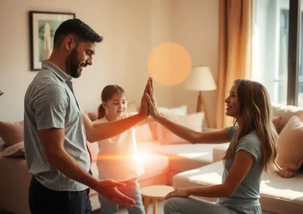Protegendo a família do líder: Blindagem espiritual essencial para o lar Família orando pela proteção espiritual do lar