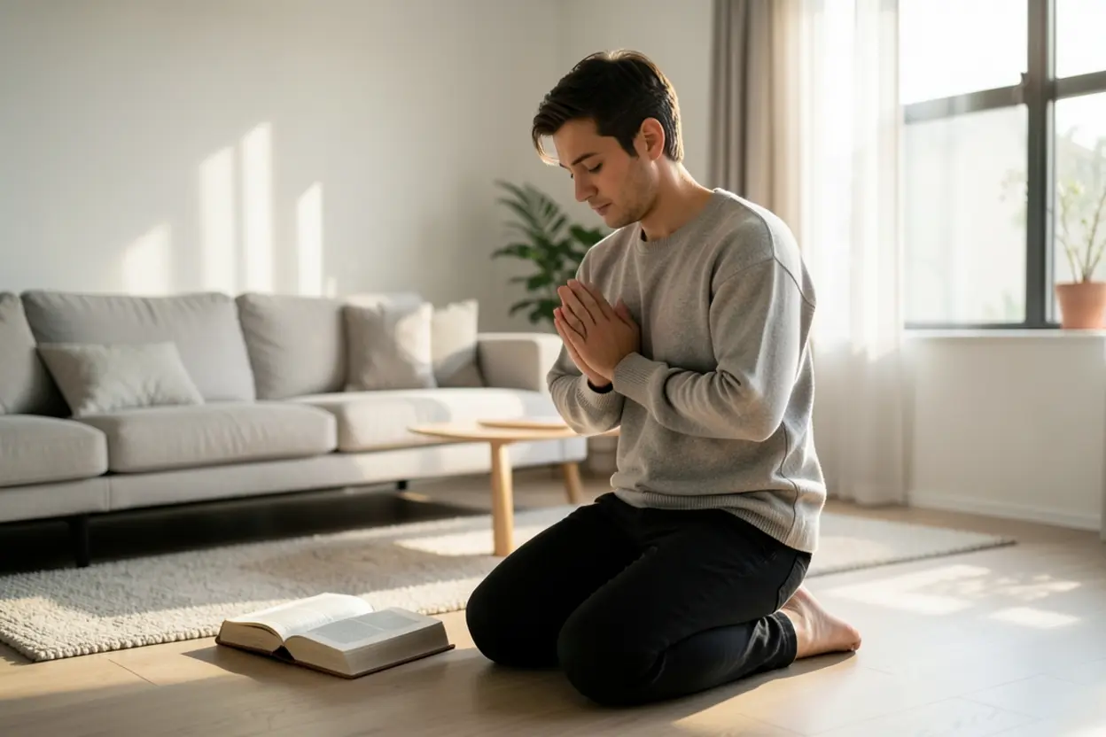 O significado de 2 Timóteo 1:7 sobre o espírito de covardia aplicado na oração diária.