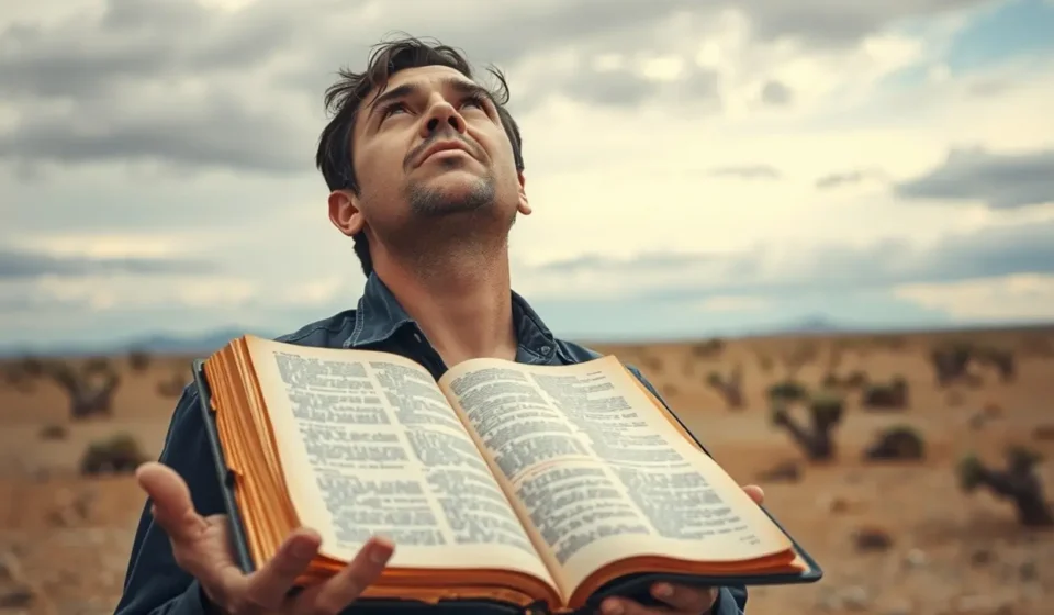 Pessoa sedenta pela palavra de Deus