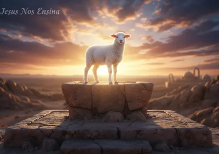 Levítico 1:3: O Holocausto Sem Defeito e Seu Profundo Significado Hoje Cordeiro sem defeito no altar, Levítico 1:3.