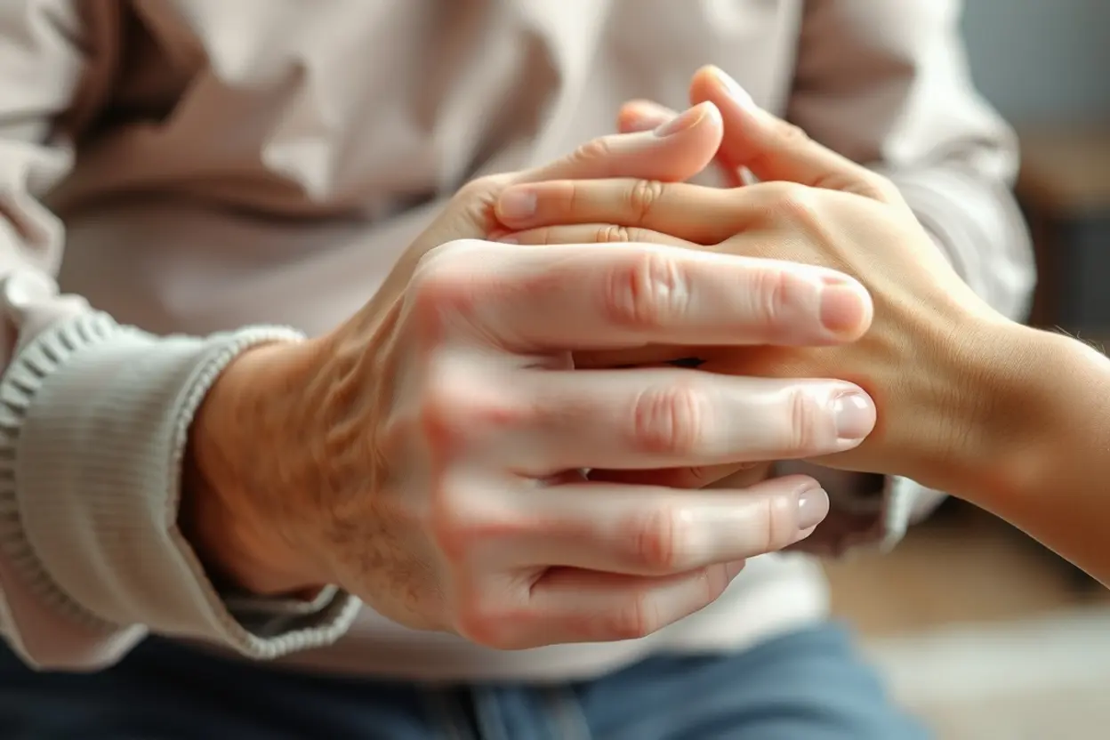 Intimidade com Cristo e Preparação Ministerial Mãos em oração simbolizando a preparação para o ministério através da intimidade com Deus.