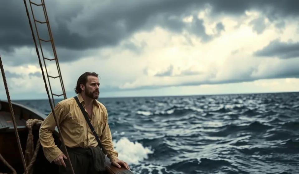 Profeta Jonas em fuga no navio