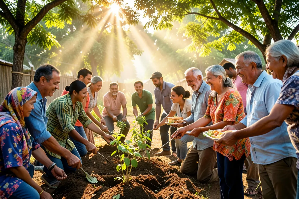 Comunidade agindo com justiça