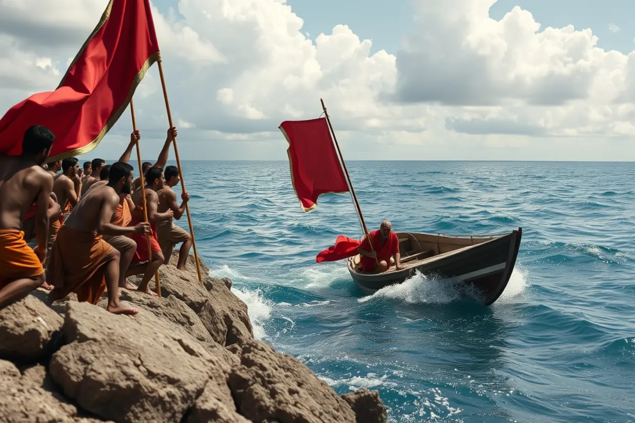 Libertação do Povo Hebreu Libertação do povo hebreu durante a travessia do Mar Vermelho.