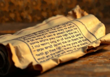 Pergaminho antigo com a passagem de Malaquias 1:2